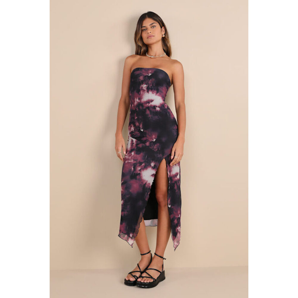 Lulus Strapless Midi Dress - Size M